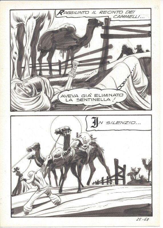 Biancaneve #25 p68 par Leone Frollo - Planche originale