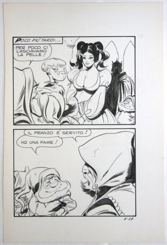 Biancaneve #9 p29 par Leone Frollo - Planche originale