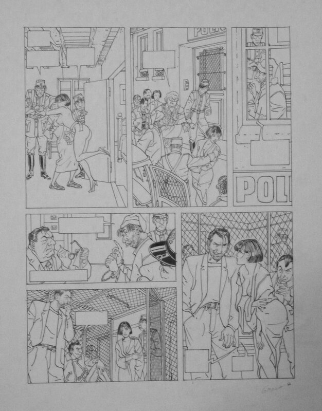 Pinocchia P7 par Jean-Pierre Gibrat - Planche originale