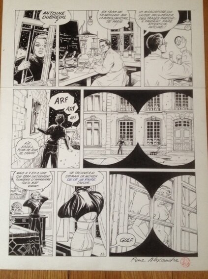 Agence Hardy T2 P22 par Annie Goetzinger - Planche originale