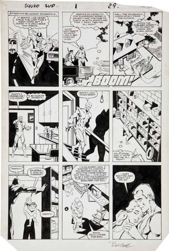 Bob Hall, John Beatty, Squadron Supreme #1 P25 - Comic Strip