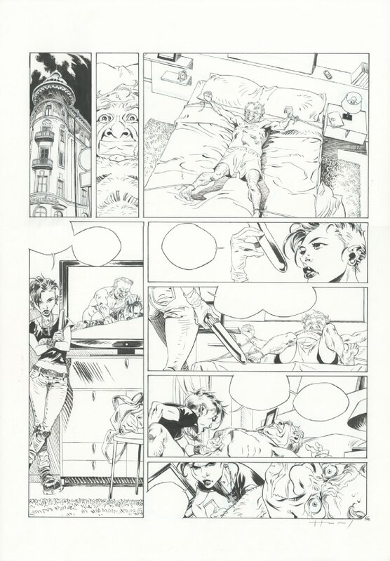 Millenium T1 P56 par José Homs - Planche originale