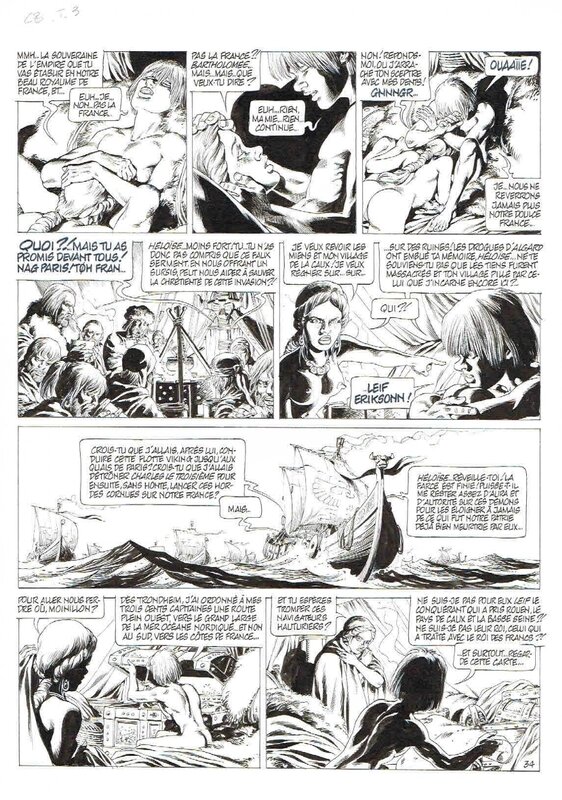 Jean-Yves Mitton, Chroniques Barbares T3 P34 - Comic Strip