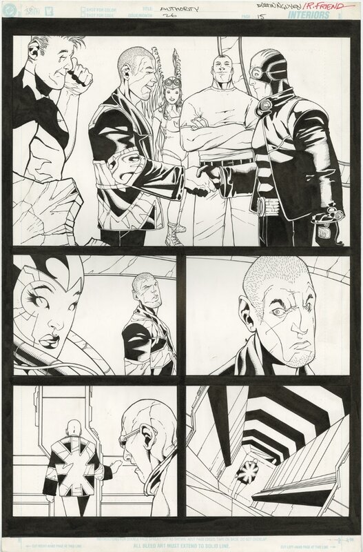 Dustin Nguyen, Richard Friend, The Authority #26 Page 15 - Planche originale