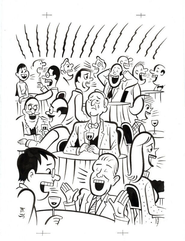 Seth - The Restaurant Illustration - Original Illustration