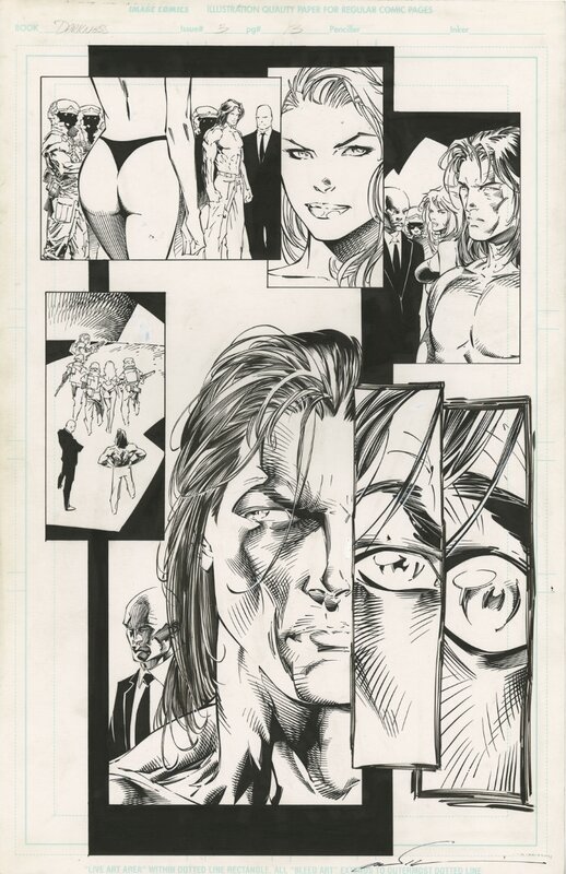 The Darkness T3 P13 par Marc Silvestri - Planche originale