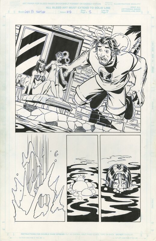 Mike Wieringo, Richard Case, Gen13 Bootleg #13 p2 - Planche originale