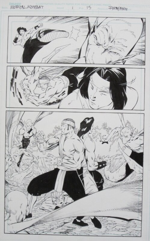 Mortal KOMBAT by Ryan Benjamin - Comic Strip