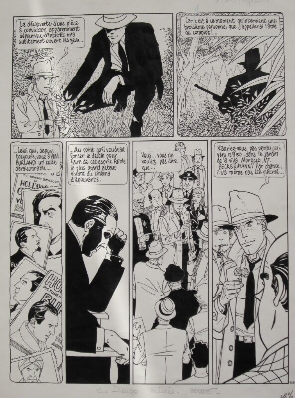 Philippe Berthet, Le privé d'Hollywood - Comic Strip