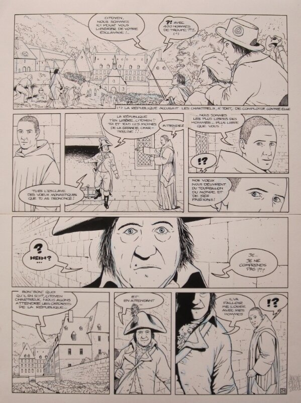 Laurent Bidot, L'histoire de la grande chartreuse - Comic Strip