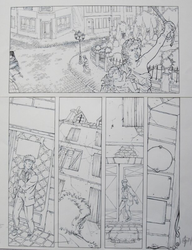 David Cerqueira, L'ombre de l'échafaud - Comic Strip