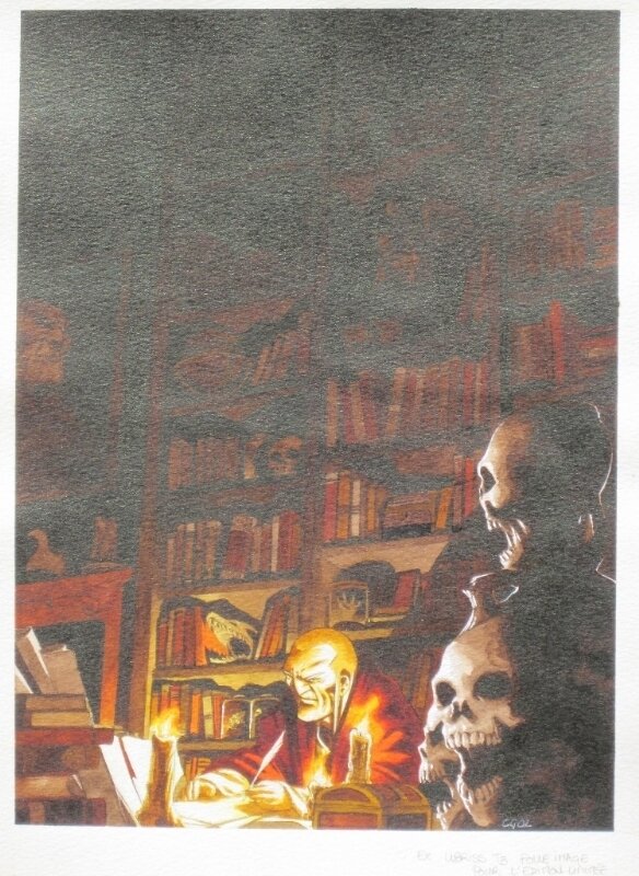 Ex-Libris par Grégory Charlet - Illustration originale