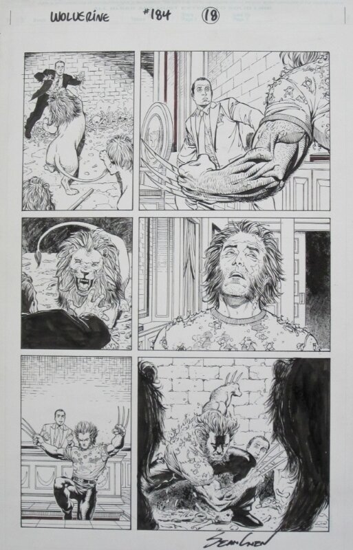 Wolverine by Sean Chen, Tom Palmer - Comic Strip