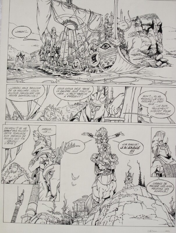 Atalante par Crisse - Planche originale