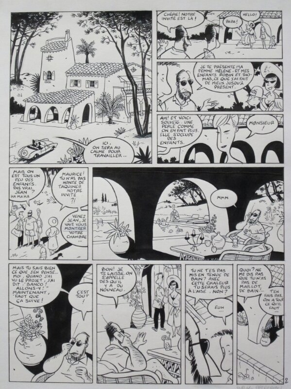 Monsieur Jean par Philippe Dupuy, Charles Berberian - Planche originale