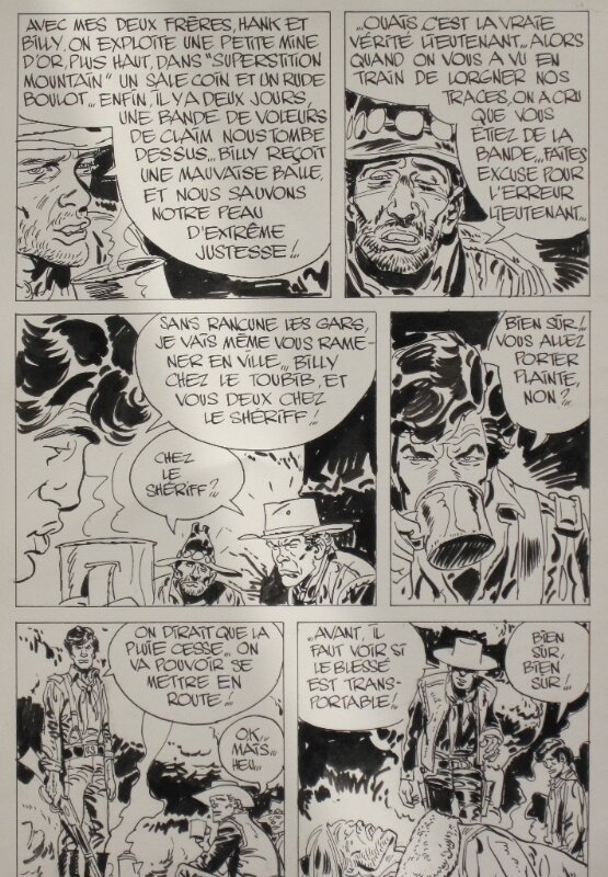 Jean Giraud, La jeunesse de Blueberry - Comic Strip