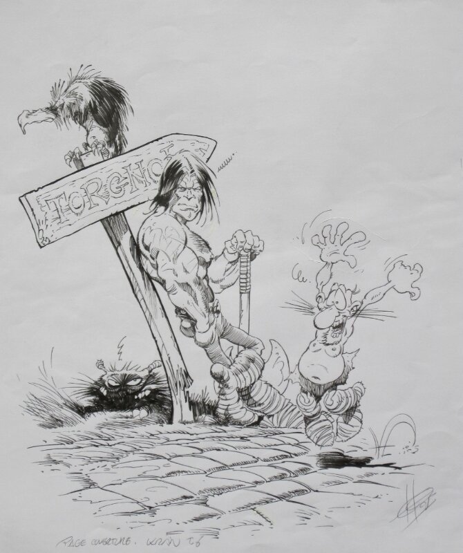 Krän by Eric Hérenguel - Original Illustration