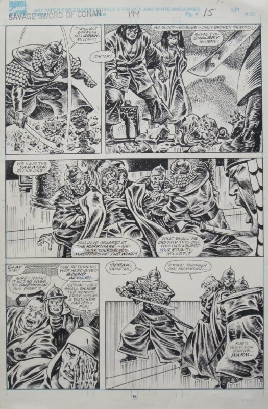 John BUSCEMA par John Buscema, Ernie Chan - Planche originale