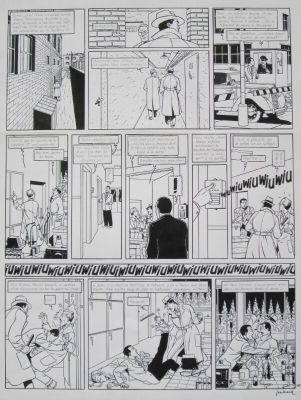 André Juillard, Les aventures de Blake et Mortimer - Planche originale