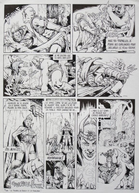 Peter Nielsen, Les traines-ténèbres - Planche originale