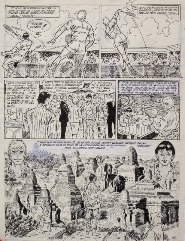 Chris Larzac by Raymond Reding - Comic Strip