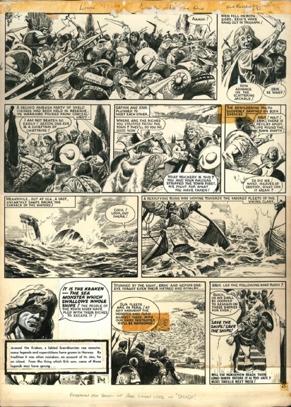 Don Lawrence Eric / Karl the Viking - Planche originale