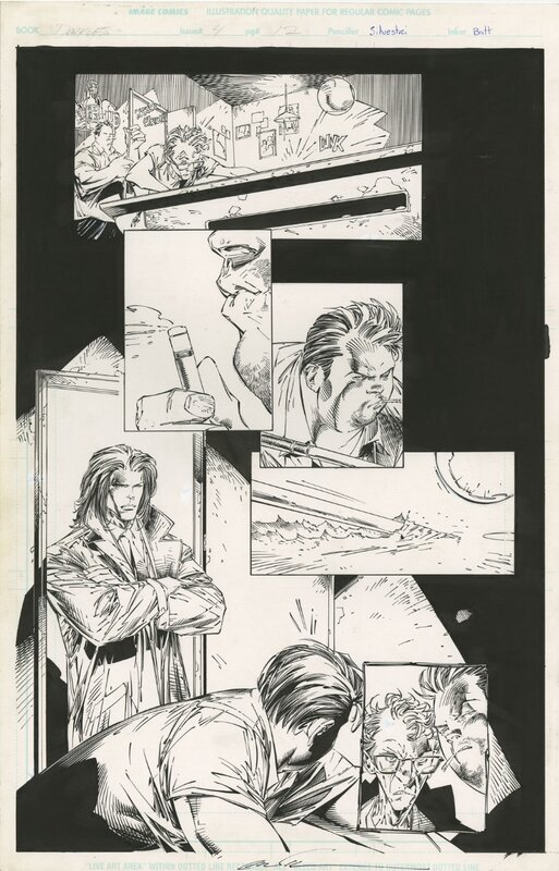 The Darkness T4 P12 par Marc Silvestri, Matt Banning - Planche originale