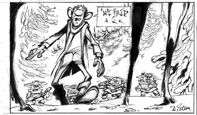 André Benn, Case non retenue - Comic Strip