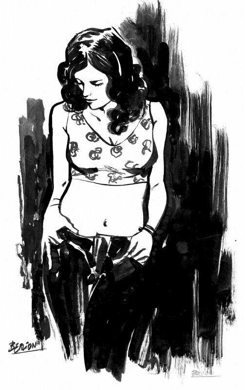 Comtesse Volodine by Olivier Berlion - Original Illustration