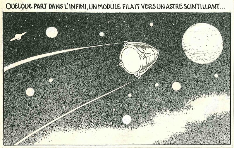 Jacques Devos, Chroniques d'extraterrestres (Détail) - Comic Strip
