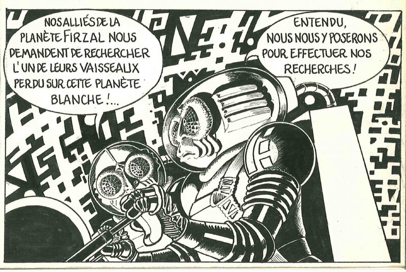 Jacques Devos, Chroniques d'extraterrestres (Détail) - Comic Strip