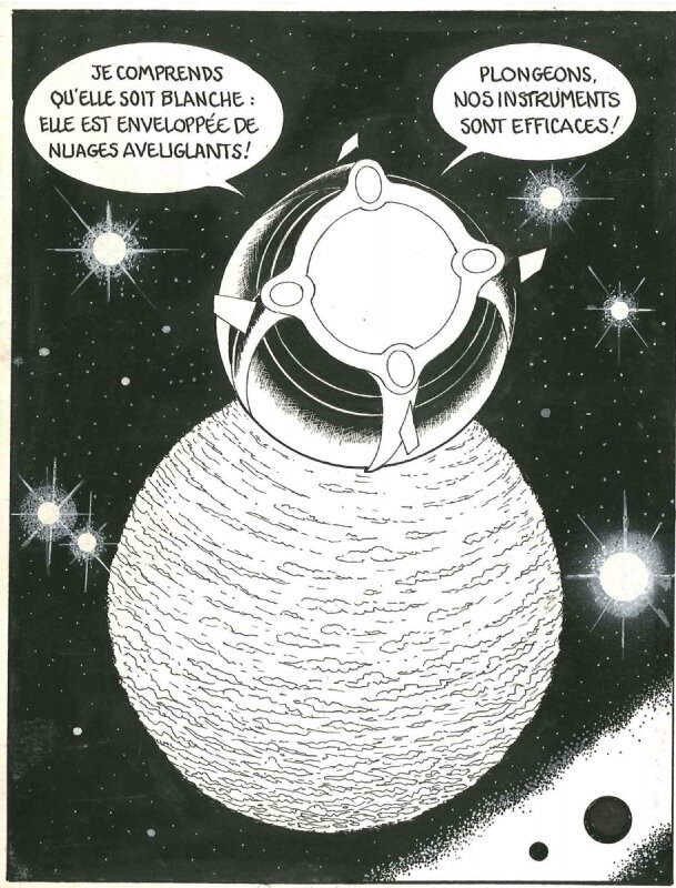 Jacques Devos, Chroniques d'extraterrestres (Détail) - Comic Strip