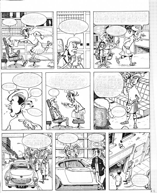 Steve Pops by Jacques Devos - Comic Strip