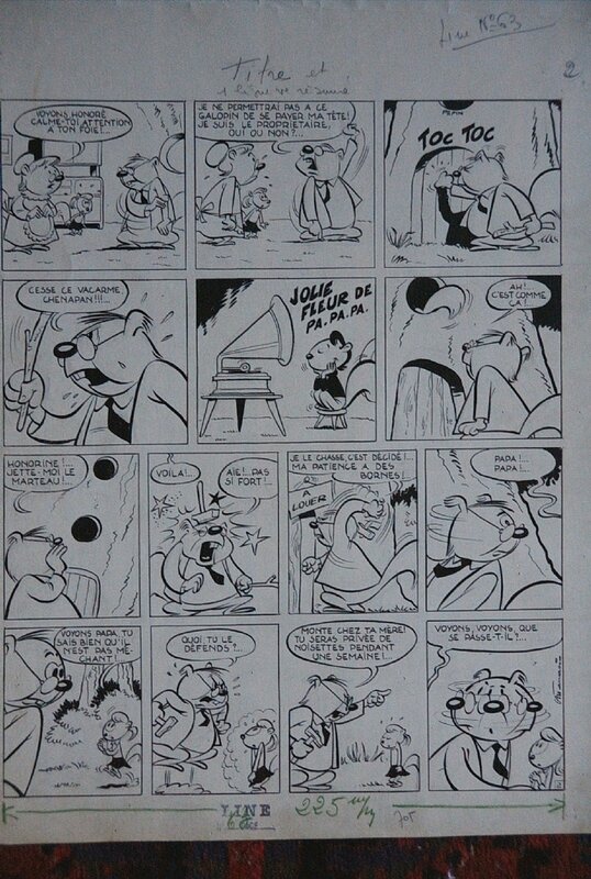 Dino Attanasio, Valentine - Planche originale