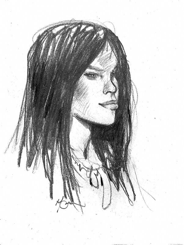 Shelena par René Follet - Illustration originale