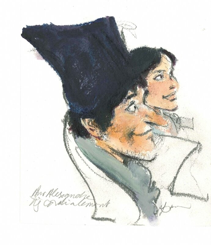 Zingari par René Follet - Illustration originale