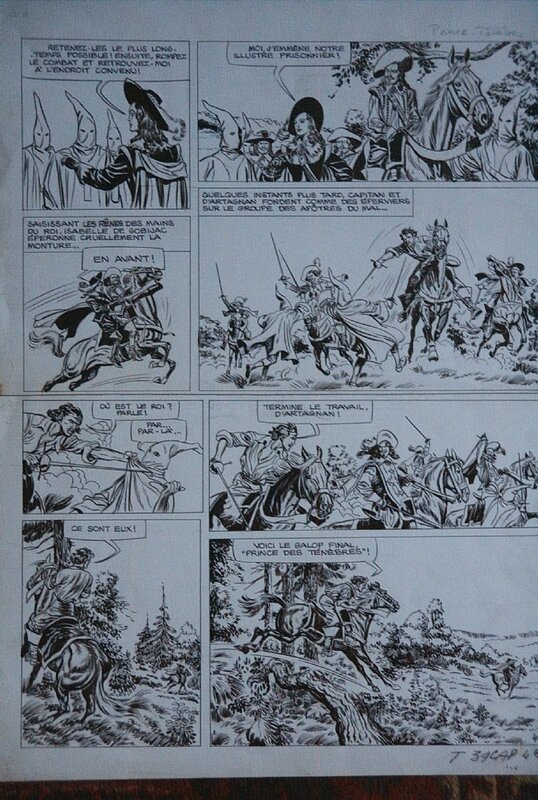 Capitan par Fred & Liliane Funcken - Planche originale