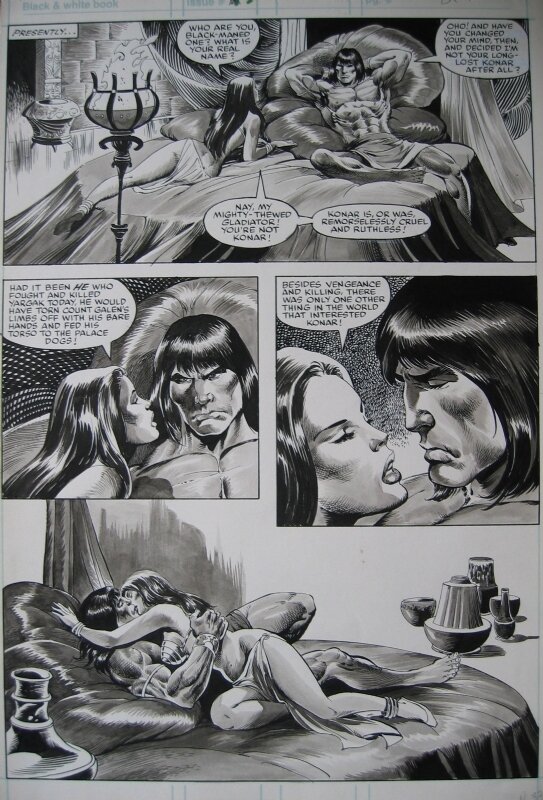 John Buscema, Ernie Chan, Rudy Nebres, Buscema John - Savage Sword Of Conan - Planche originale