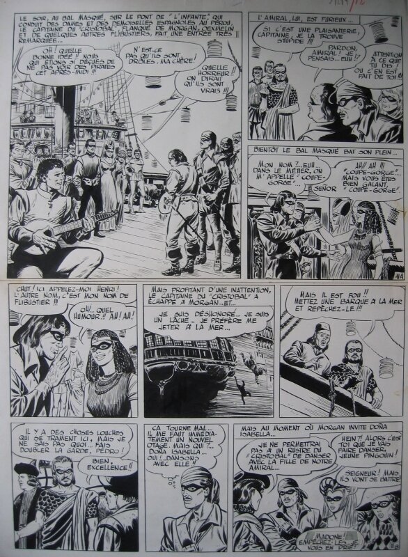 Forton Gérald - Capitaine Morgan - Comic Strip
