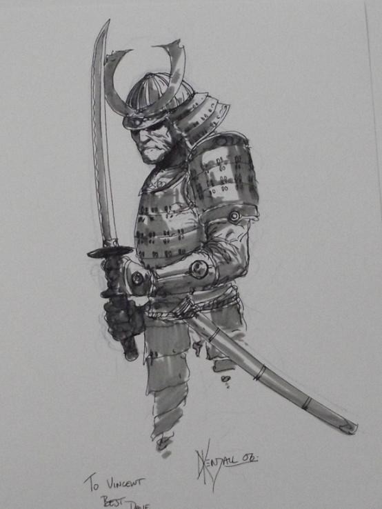 Kendall - Samurai - Sketch