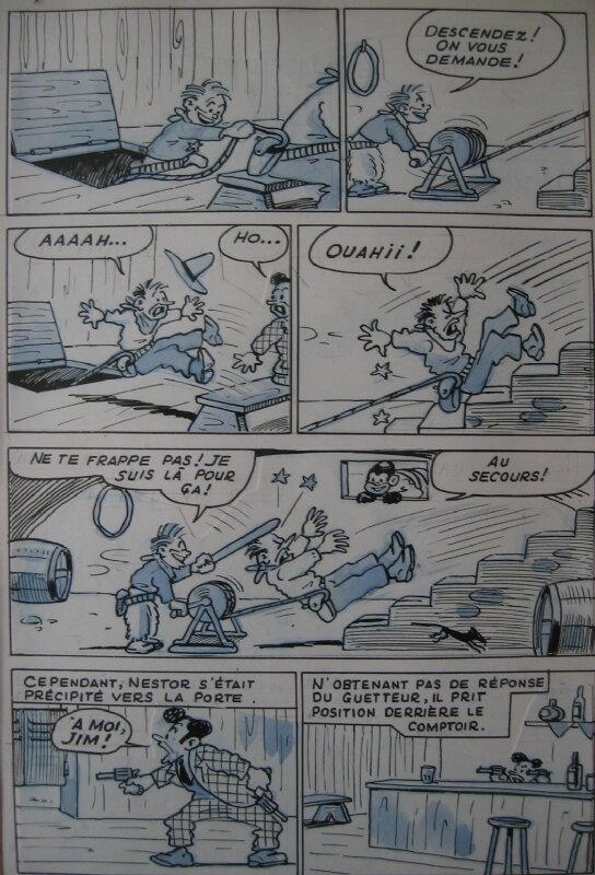 Lacroix Pierre - BIBI ET FRICOTIN as du far west - Comic Strip