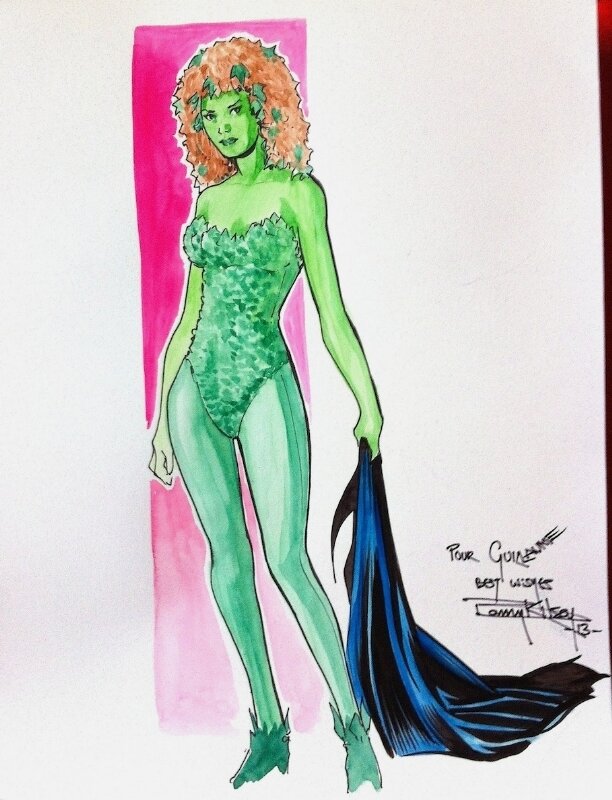 Poison Ivy par Barry Kitson - Sketch