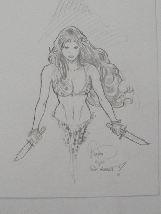 Renaud - Cavewoman - Sketch