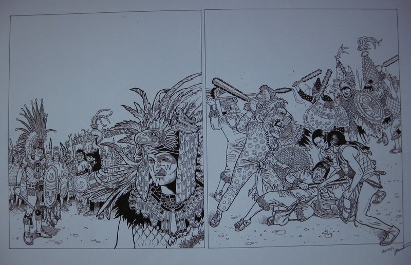 Jeronaton, Torton Jean - Les voyages d'Alix Les Aztèques - Comic Strip