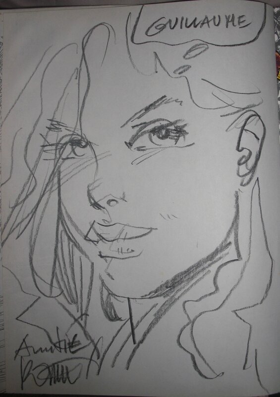 Grzegorz Rosinski, Aaricia sur Thorgal T1 - Sketch