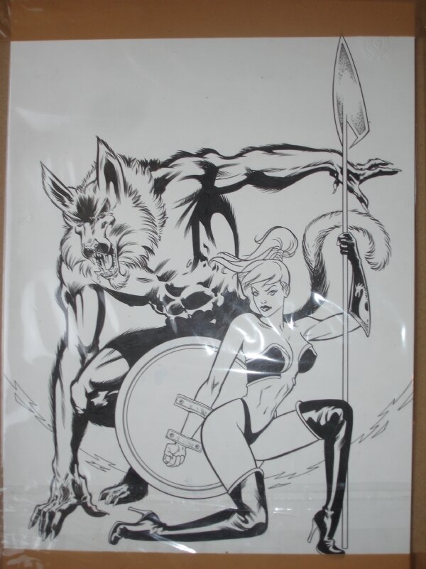 Alain HENRIET - LOUP-GAROU - Couverture - Original Cover