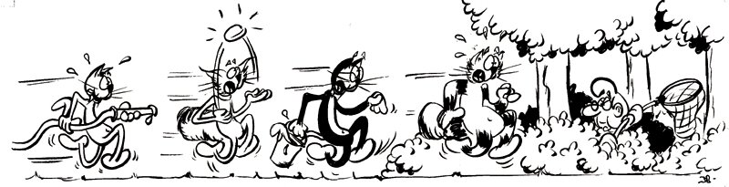 David Baran, Cat'mosphere - Poursuite Kérosène - Comic Strip