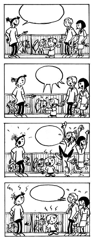 布朗夏貓 - Strip 006 par David Baran - Planche originale