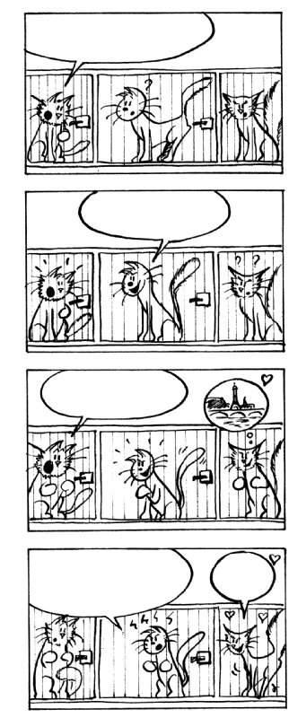 布朗夏貓 - Strip 0062IA by David Baran - Comic Strip