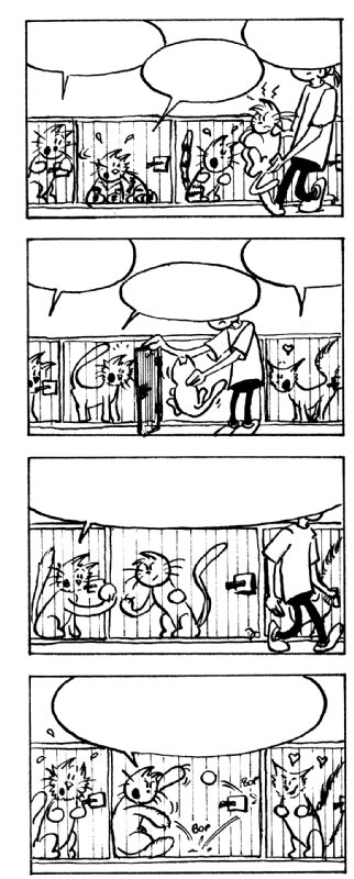 布朗夏貓 - Strip 007 by David Baran - Comic Strip
